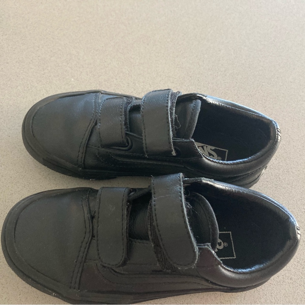 Kids Vans vegan leather size 12.5 very lightly worn